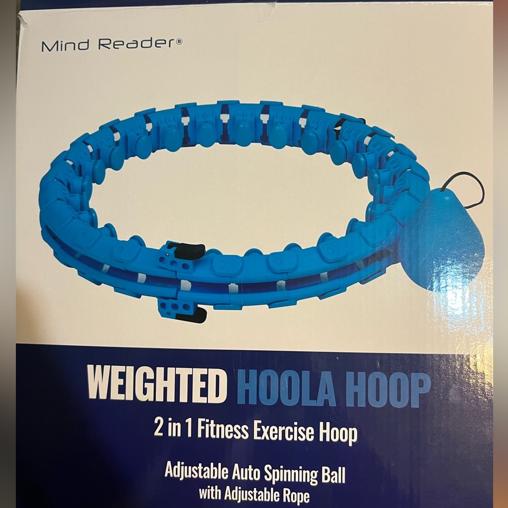 NEW Weighted Hoola Hoop 2 in 1 Fitness Exercise Hoop